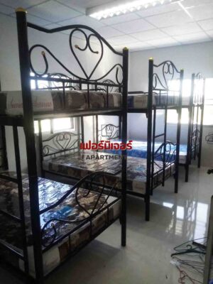 เตียง2ชั้นสำหรับห้องเช่าพร้อมส่ง