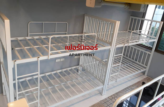 เตียง2ชั้นสีขาว สวยๆถูกๆ