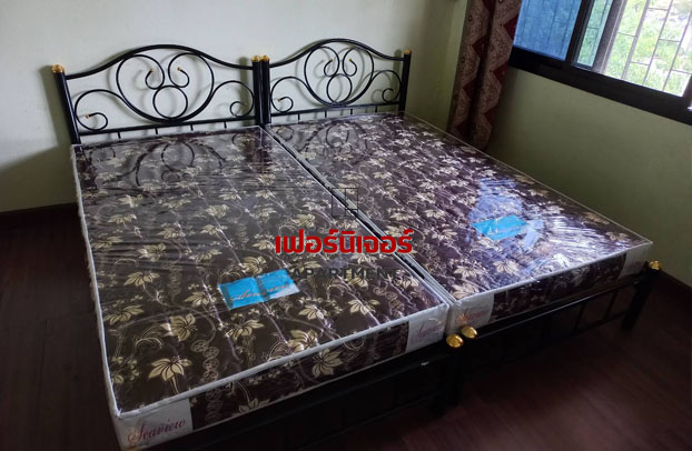 จัดส่งเตียงเหล็กโลตัส พร้อมที่นอน